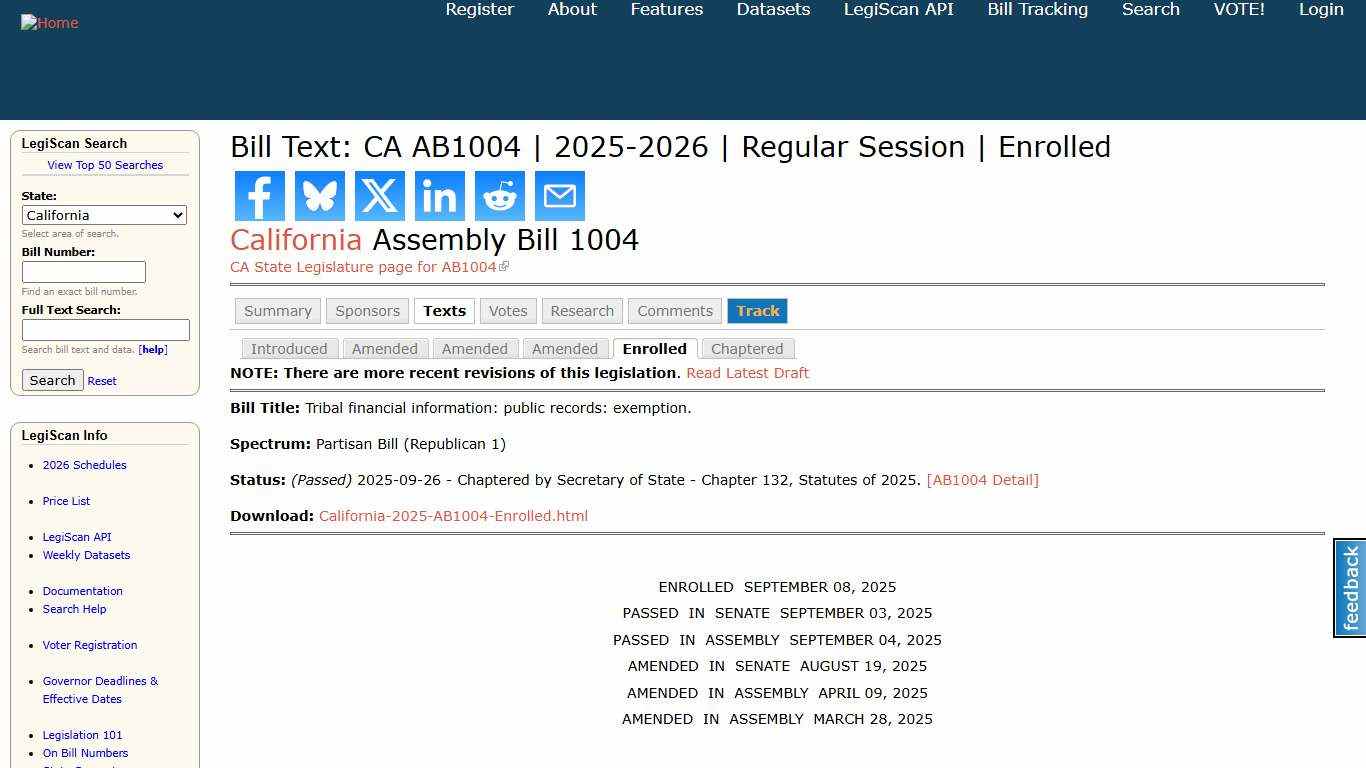 Bill Text: CA AB1004 2025-2026 Regular Session Enrolled LegiScan